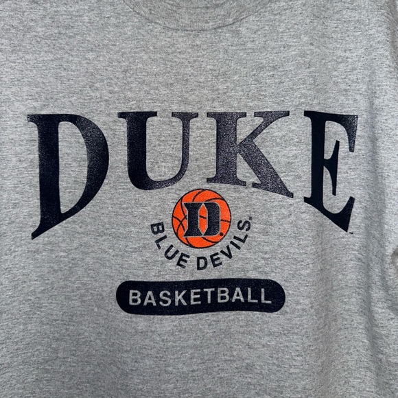 Vtg. TCX NCAA Duke University Blue Devils Grey T-Shirt Mens Size Medium - Picture 3 of 4